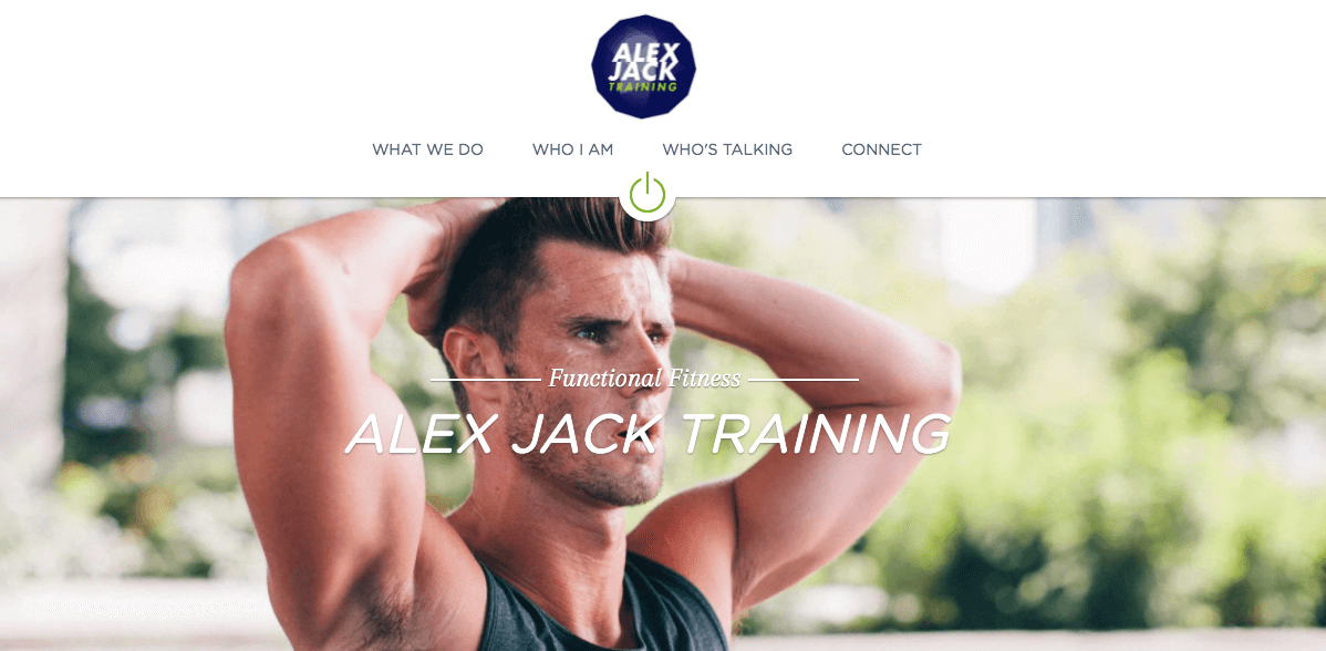 Showing one of the fitness websites built on Strikingly Showing one of the fitness websites built on Strikingly